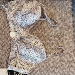 Snake Print Bra